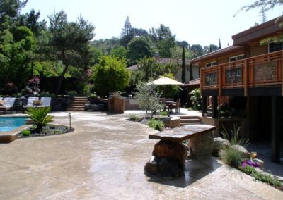 Backyard complete landscape remodel